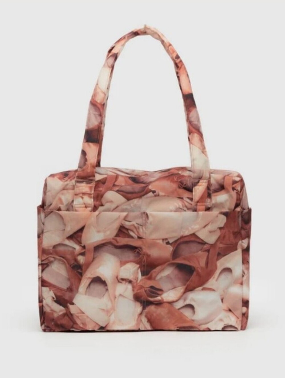 BAGGU CLOUD CARRY ON TOTE BAG POINTE SHOE BALLET PATTERN